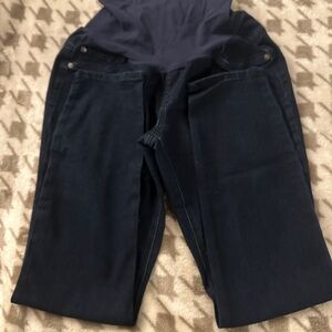 Women's Dark Blue Maternity Jeans